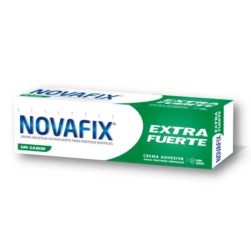 Novafix Creme Adesivo de Dentadura Extra Forte sem sabor 45 g