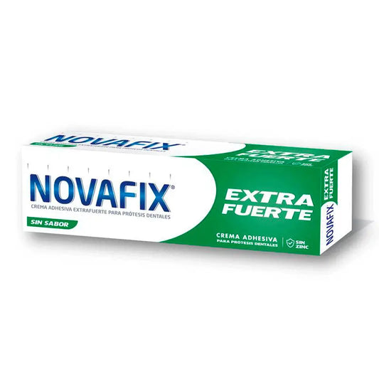 Novafix Creme Adesivo de Dentadura Extra Forte sem sabor 45 g