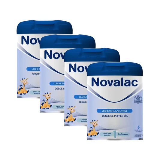 Novalac Premium 1 Leite de arranque, embalagem de 4 x 800 g