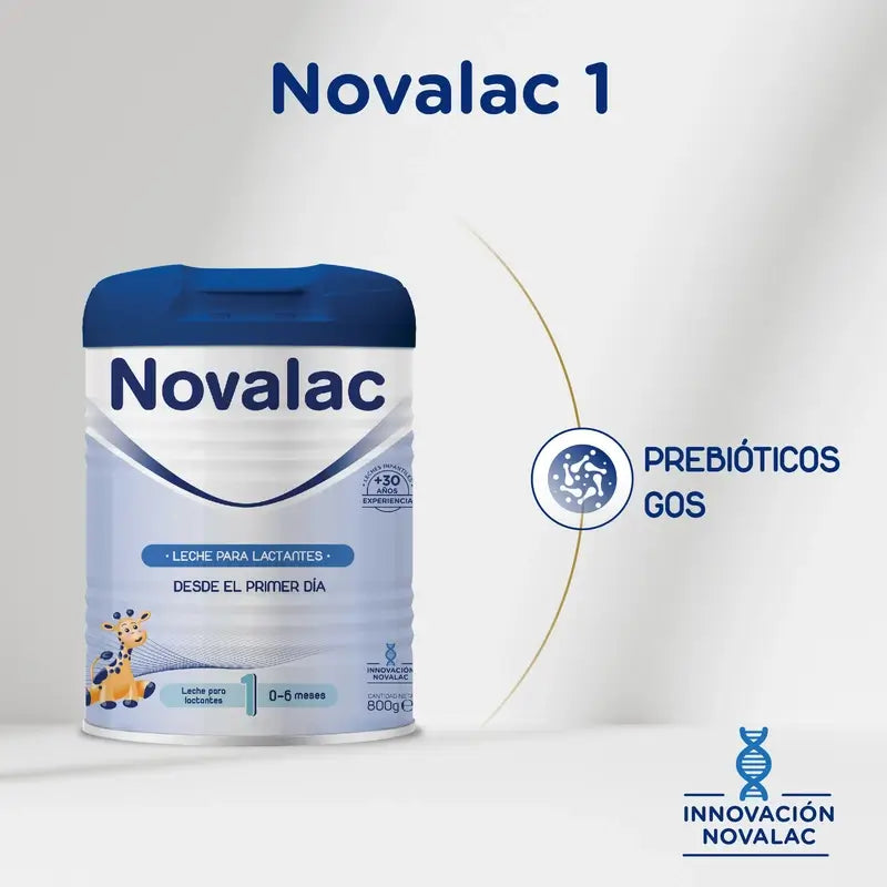 Novalac 1 Leite de arranque, embalagem de 8 x 800 g