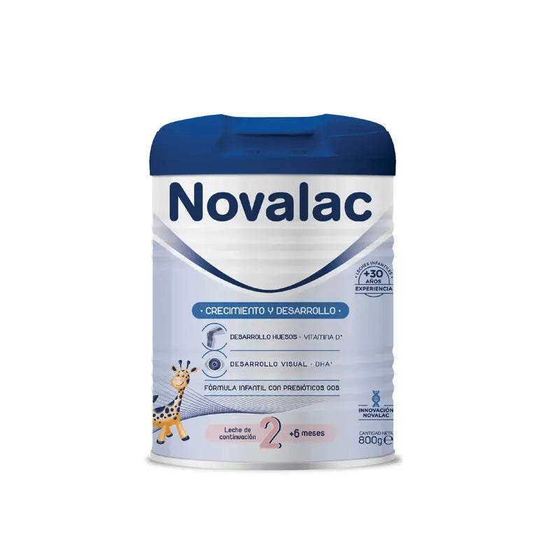 Novalac 2 Fórmula de leite, embalagem de 12 x 800 g