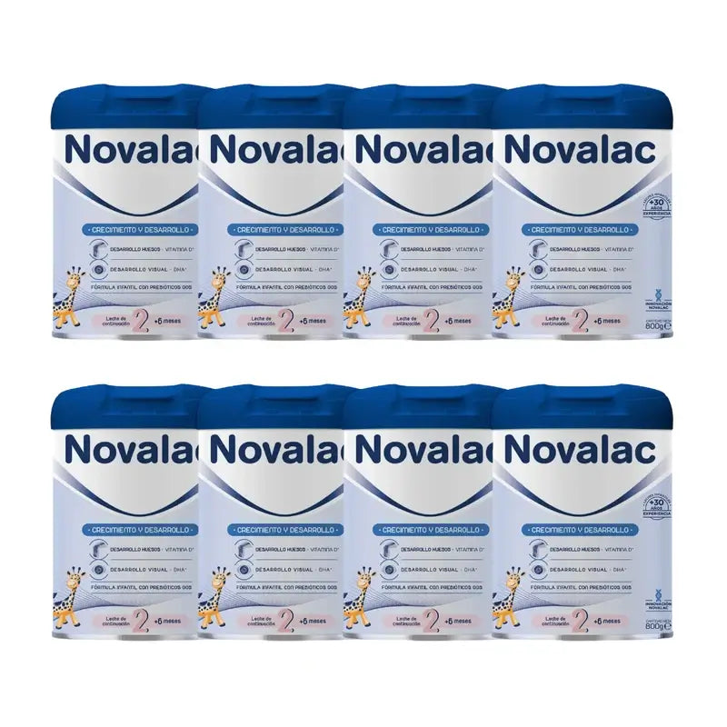 Novalac Premium 2 Fórmula Leite, Embalagem 8 X 800g