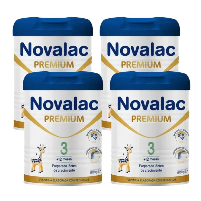 Novalac Premium 3 Leite para Crescimento, 4X800 Gr