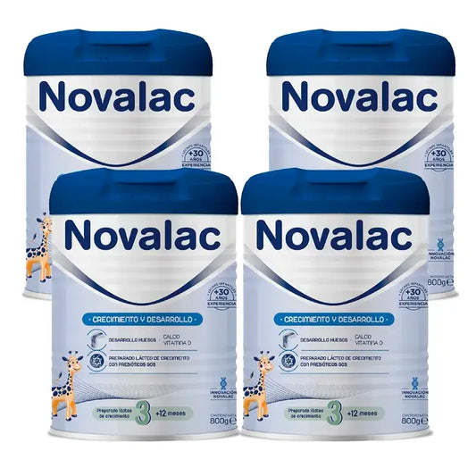 Novalac 3 Leite para Crescimento, 4X800 Gr