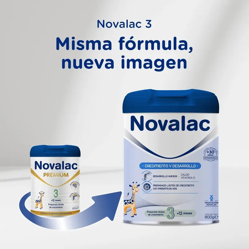 Novalac 3 Leite para Crescimento, 4X800 Gr