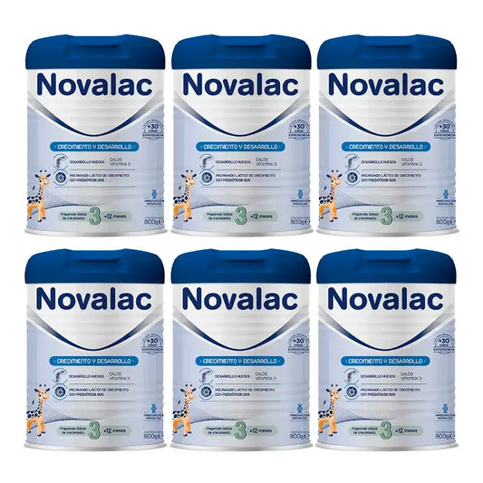 Novalac 3 Leite para Crescimento, 6X800 Gr