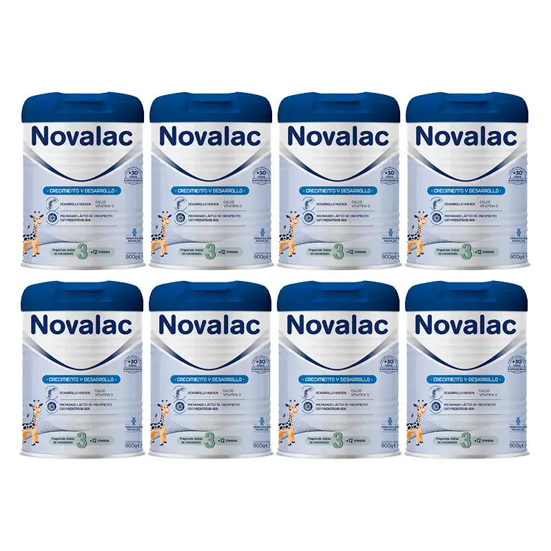 Novalac 3 Leite de Crescimento, 8X800g