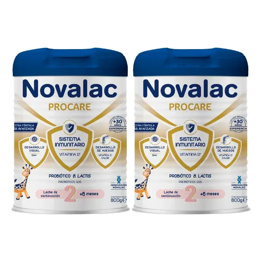 Novalac Procare 2 Leite de Continuação, 2X800 Gr