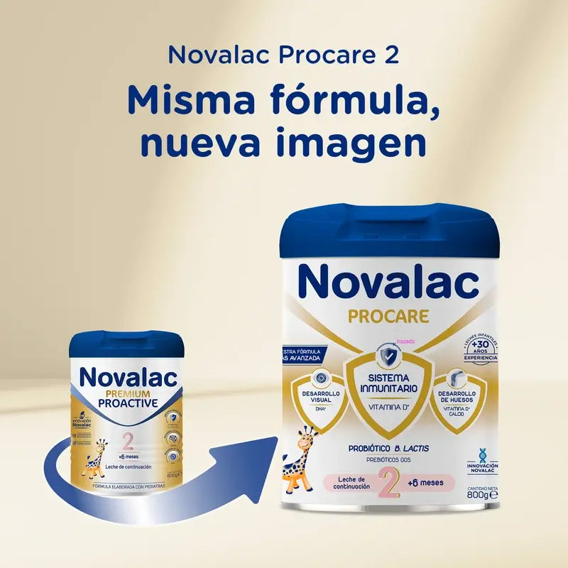 Novalac Procare 2 Leite de Continuação, 3X800 Gr