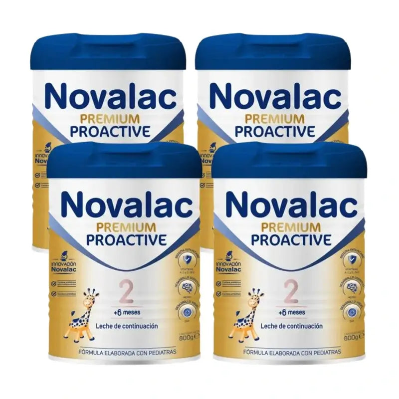 Novalac Premium Proactive 2 Leite Fórmula, 4X800 Gr