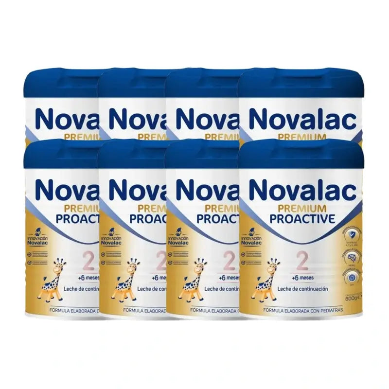 Novalac Premium Proactive 2 Leite de Continuação, 8X800 Gr