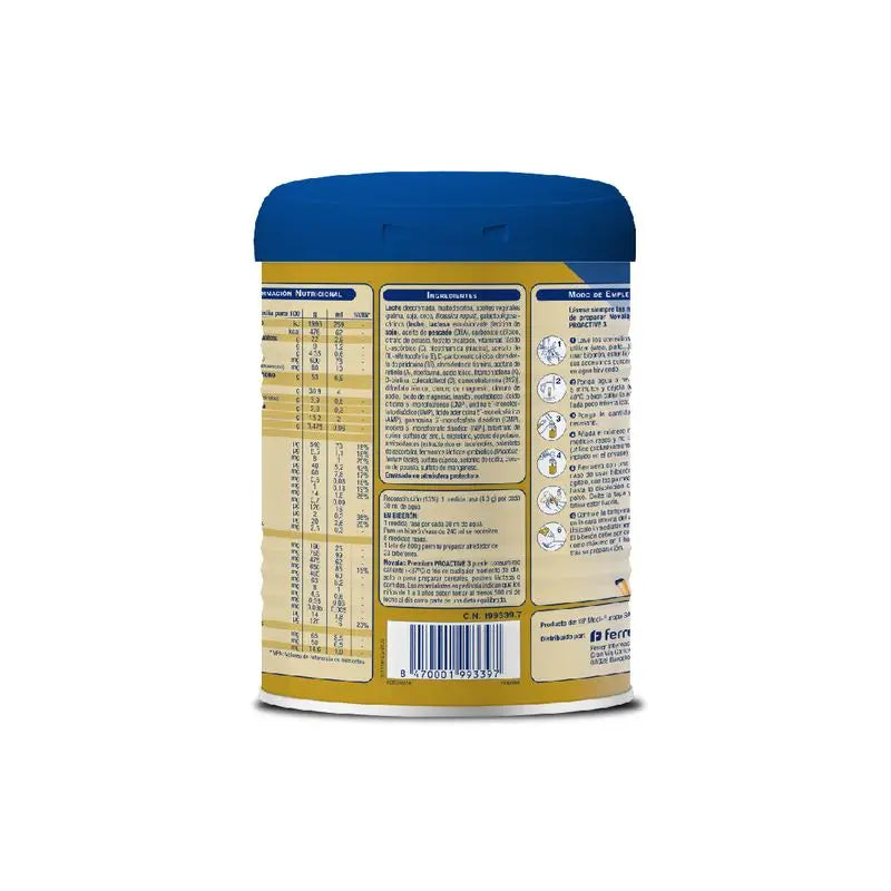 Novalac Premium Proactive 3 Leite para Crescimento, 800 g
