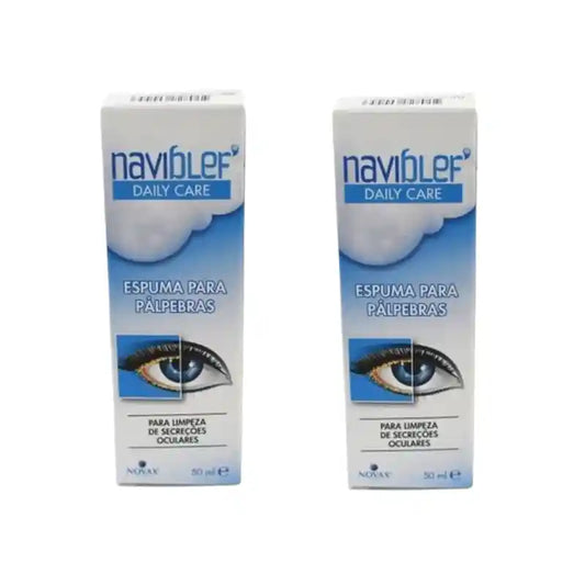 Novax Naviblef Espuma para as Pálpebras, 2X50 Ml