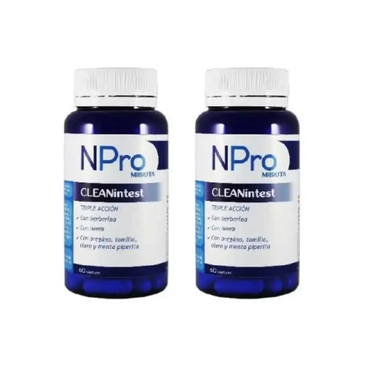 Npro Cleanintest, 2X60 Cápsulas