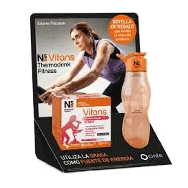 CINFA NS Vitans thermodrink fitness 14 envelopes + garrafa de presente