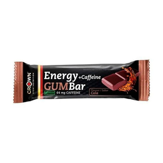 Crown Sport Nutrition Energy Gum Bar Cola + Cafeína , 1 x 30 gramas