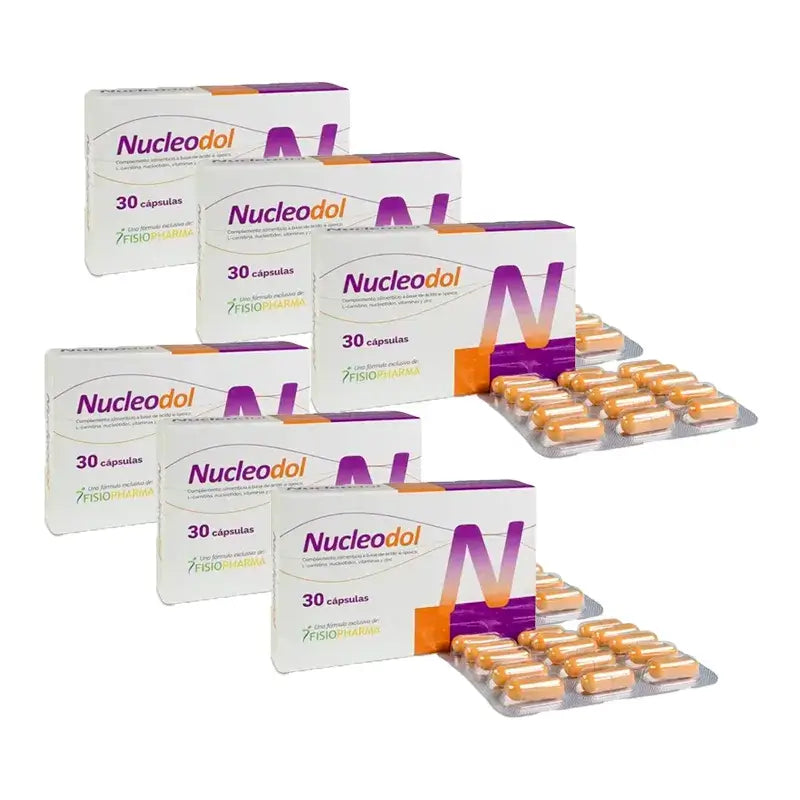 Nucleodol, embalagem 6 x 30 cápsulas
