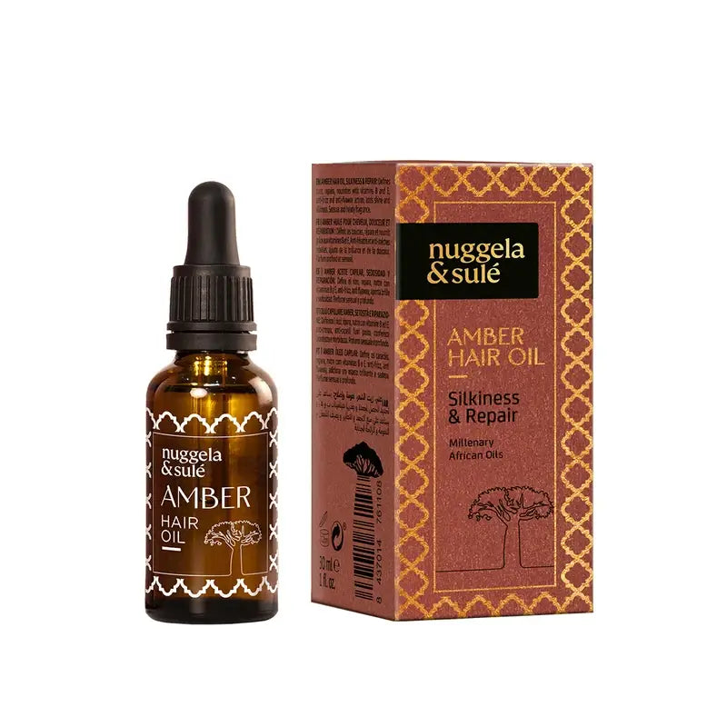 Nuggela & Sule Óleo Capilar Âmbar Manteiga de Karité Baobá Óleo Capilar 30Ml.