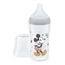 Nuk Perfect Match Pp Biberão de Silicone 0-6M M-Flow Mickey Mouse Cinzento , 260 ml