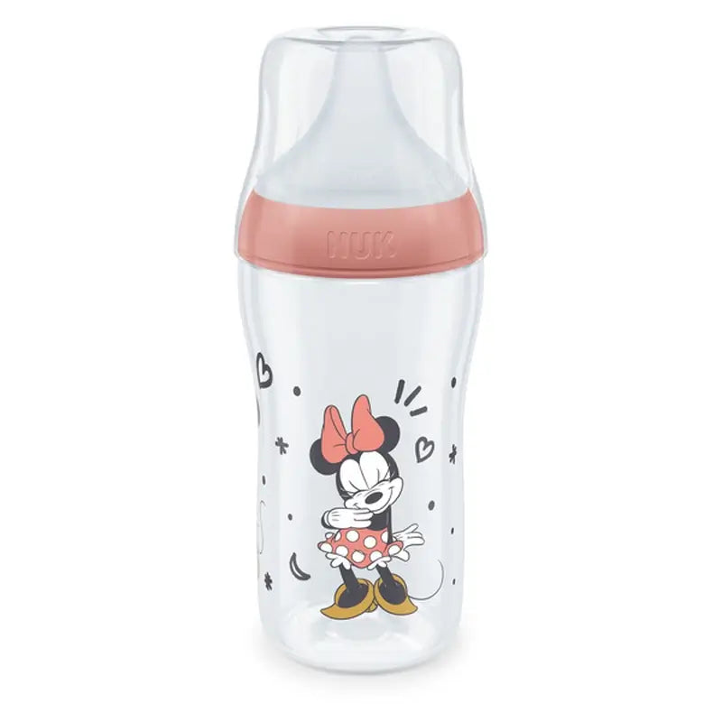 Nuk Perfect Match Pp Biberão de Silicone 0-6M M-Flow Mickey Mouse Vermelho , 260 ml