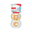 Chupeta Nuk Space Leon/Sun T2 6-18M Silicone , 2 unidades