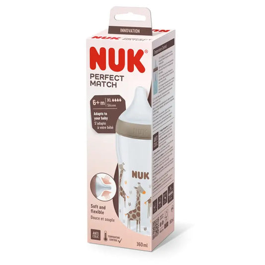 Nuk Perfect Match Pp Silicone Flow Xl Girafa, 360 ml