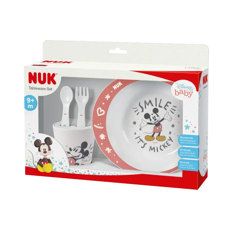 Serviço de jantar Nuk Mickey Mouse 9M+