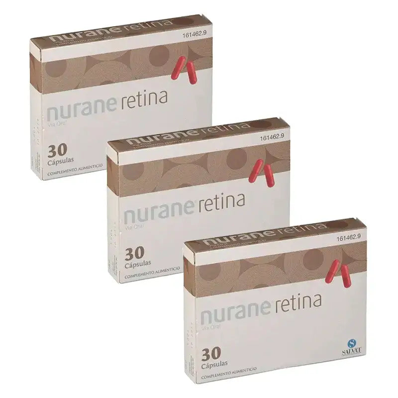 Nurane Retina Pack, 3 X 30 Cápsulas