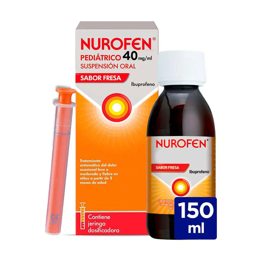 Nurofen Pediátrico 40mg/ml Suspensão de Morango 150 ml