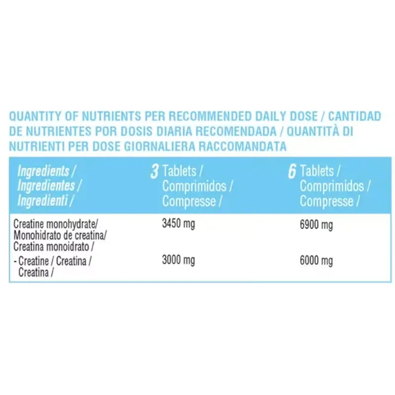 Nutralie Creatine Monohydrate 6000Mg, 90 comprimidos