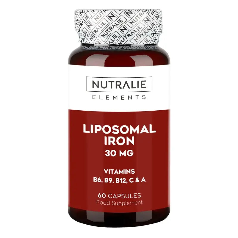 Nutralie Liposomal Iron 30Mg + B6 + B12 Cansaço e Fadiga, 60 cápsulas