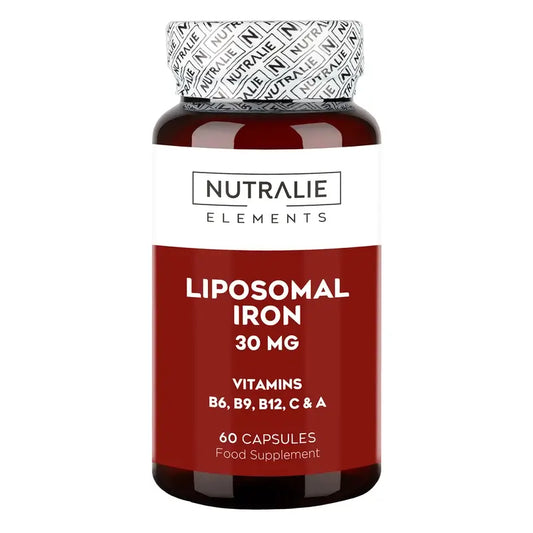 Nutralie Liposomal Iron 30Mg + B6 + B12 Cansaço e Fadiga, 60 cápsulas