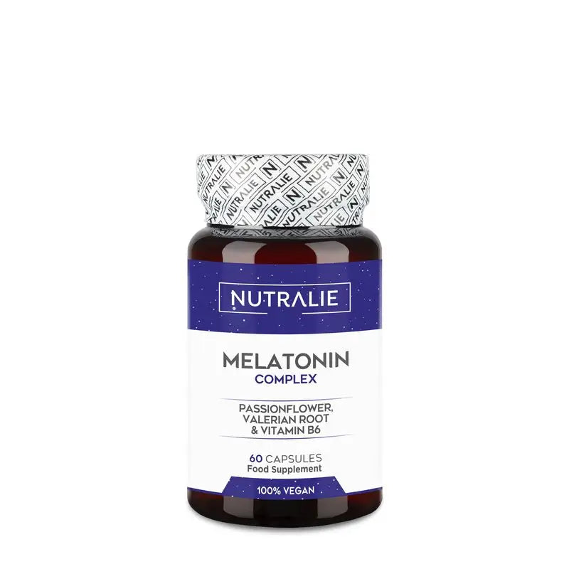 Nutralie Melationine com passiflora + B6 e raiz de valeriana , 60 cápsulas