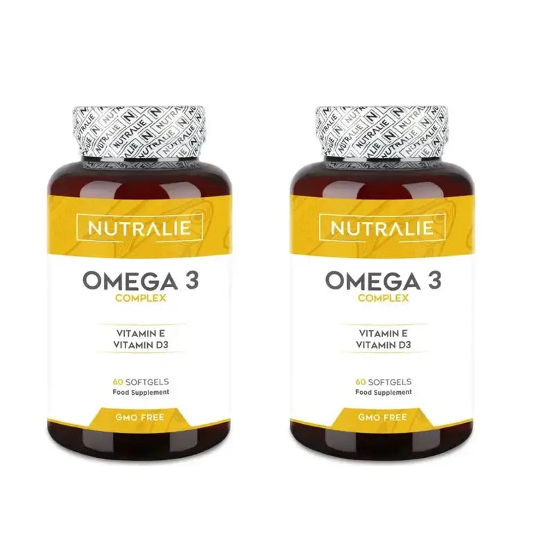 Nutralie Omega 3 Complex 2000Mg Epa Dha Com Vitamina E + D, 2X60 Cápsulas