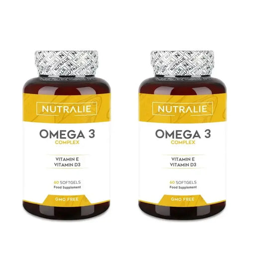 Nutralie Omega 3 Complex 2000Mg Epa Dha Com Vitamina E + D, 2X60 Cápsulas