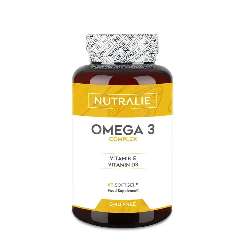 Nutalie Omega 3 Complex 2000mg EPA DHA com Vitamina E + D, 60 Cápsulas