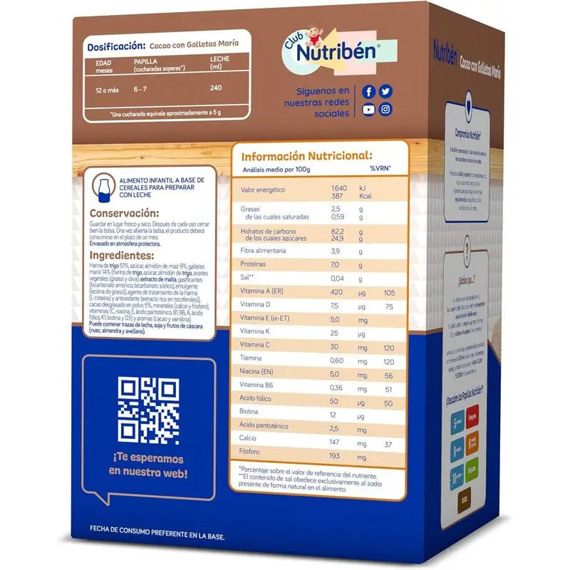 BISCOITO DE CACAU DE PAPILA MARIA BISCOITO DE CACAU DE NOZES E NOZES 500 GR