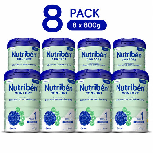 Leite em pó Nutribén Confort 1, 8 x 800 gramas