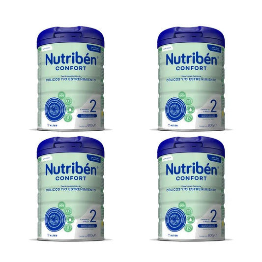 Nutribén Comfort 2 Leite Continuação, 4 x 800g