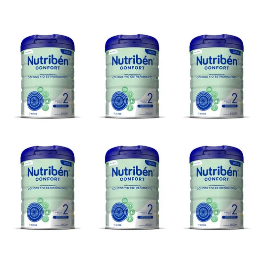 Nutribén Confort 2 Leite Continuação, 6 x 800g