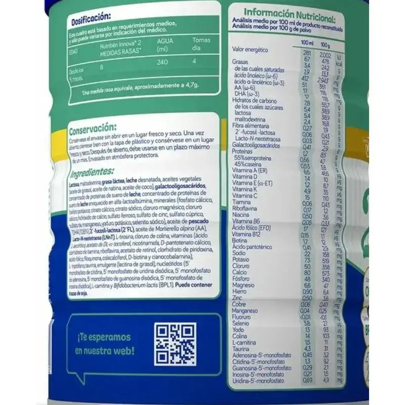 Nutribén Innova 2 Leite de Continuação, 12 X 800 g