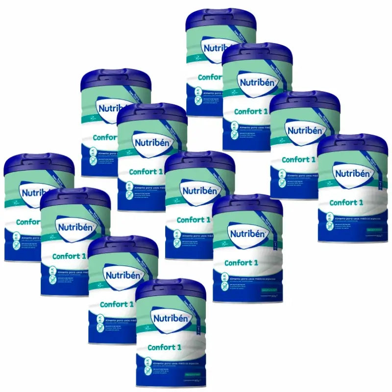 Leite em pó Nutribén Confort 1, 12 x 800 gramas
