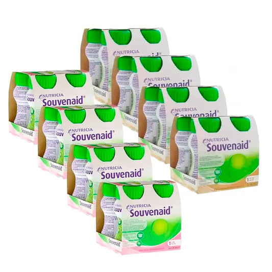 Nutricia Souvenaid Smoothies Sabor a Morango e Cappuccino, 16 unidades x sabor