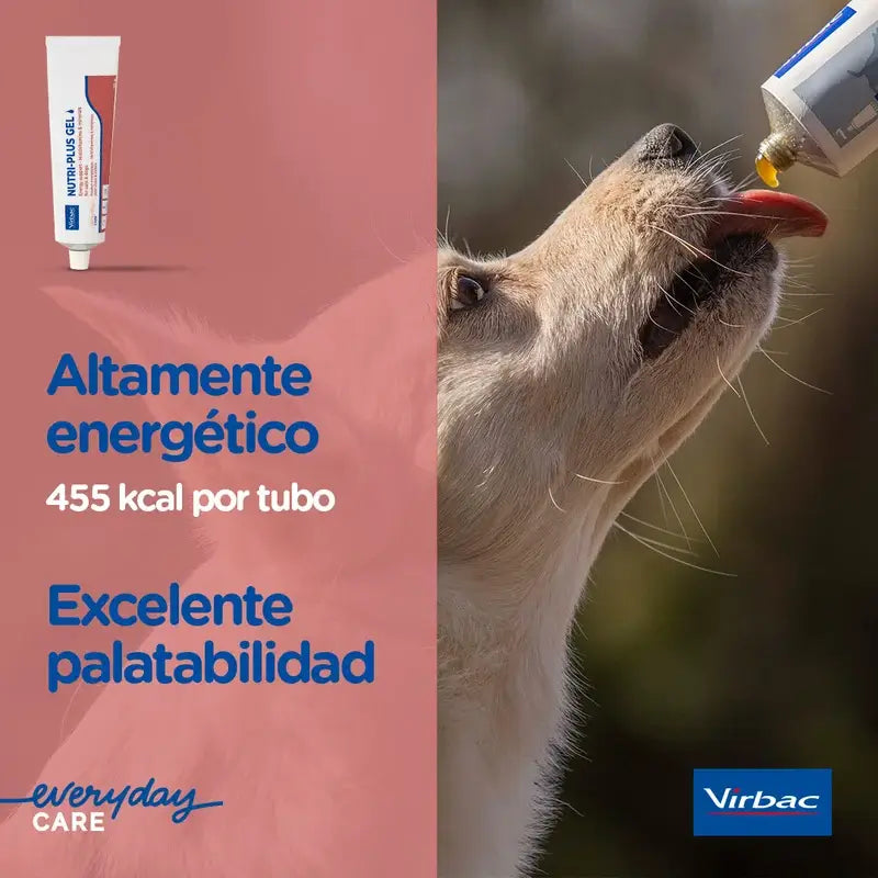 Virbac Nutriplus Gel 120 gr, Suplemento para Cães e Gatos