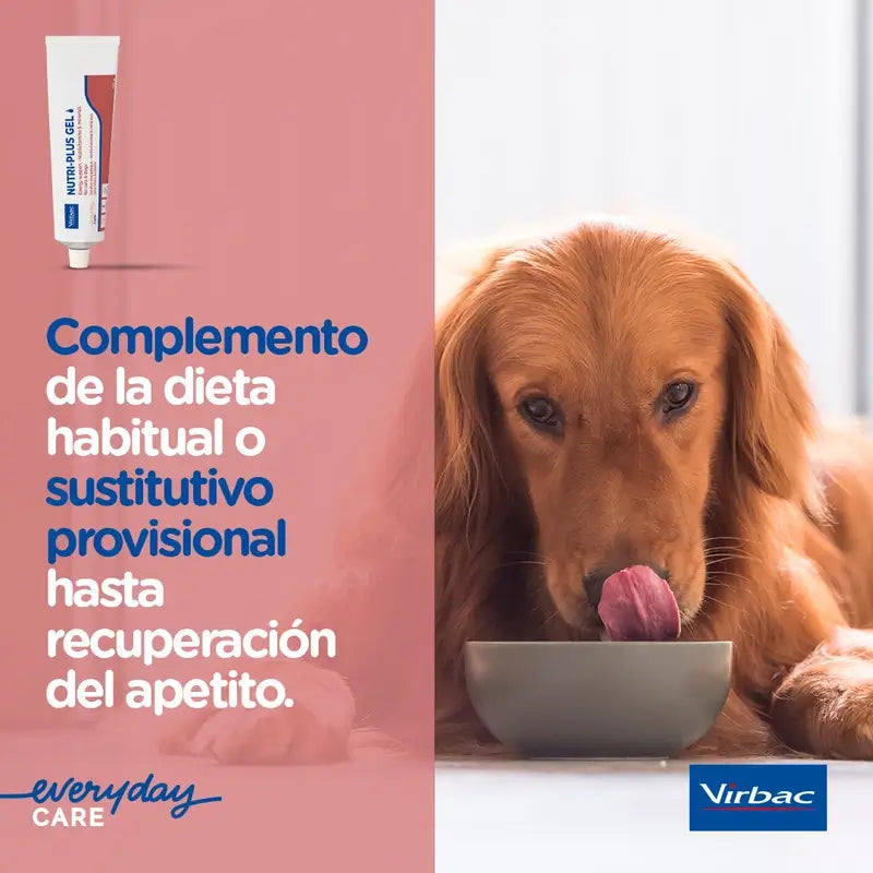 Virbac Nutriplus Gel 120 gr, Suplemento para Cães e Gatos