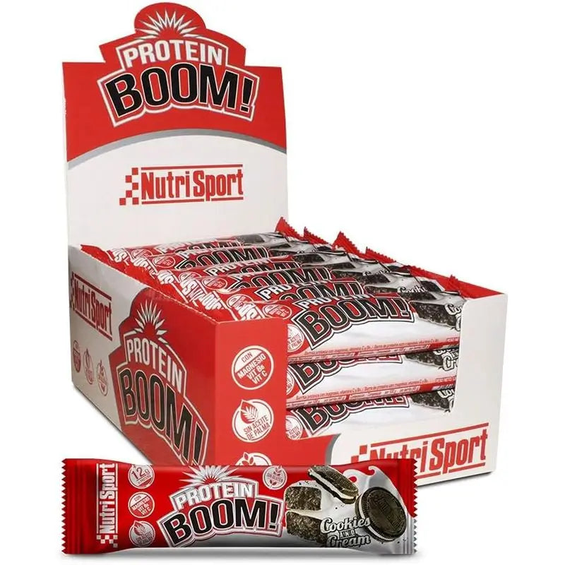 Nutrisport Box Protein Boom Cookies-Cream , 24 barras