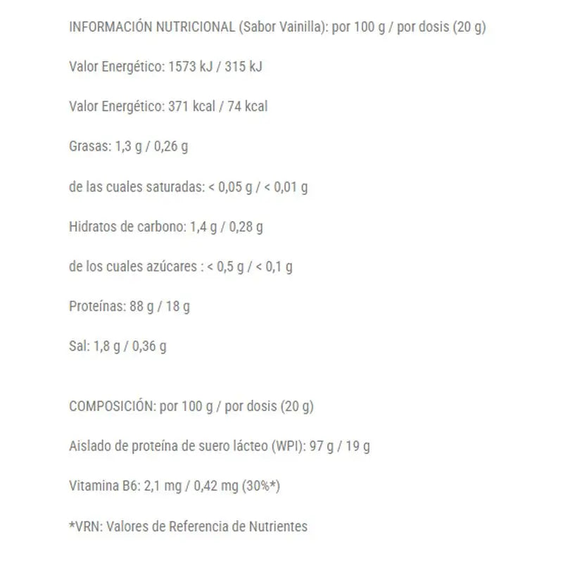 Nutrisport Iso Wey Zero Zero Neutro , 1 kg