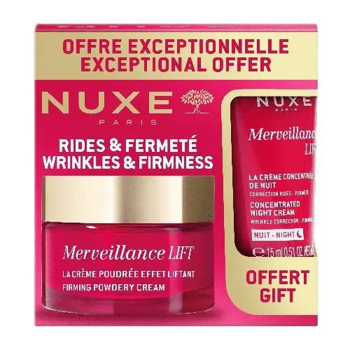Nuxe Merveillance Lift Creme em Pó Efeito Lifting (Pn) 50Ml + Creme de Noite 15Ml, 65 ml