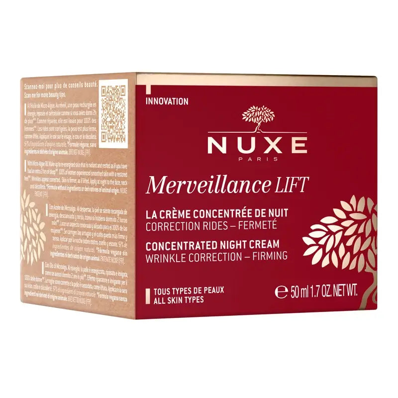 Nuxe Merveillance Lift Creme Nocturno Concentrado 50 ml