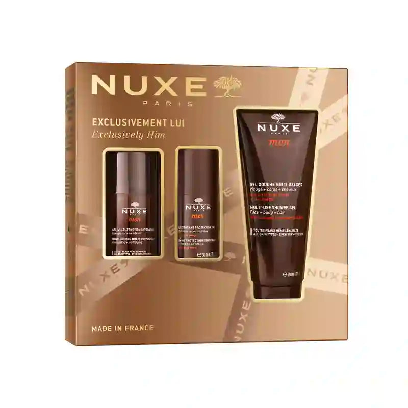 Nuxe Nuxe Men Exclusive Gift Box for Men Gel Hidratante + Desodorizante + Gel de Duche